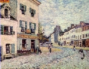 Stra�e in Marly nach Sisley
